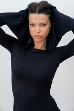 Load image into Gallery viewer, Babe Dress — Black