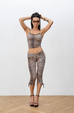 Load image into Gallery viewer, Capri Pants -Leo Print