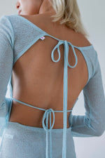 Load image into Gallery viewer, Babe Dress — Sky Blue