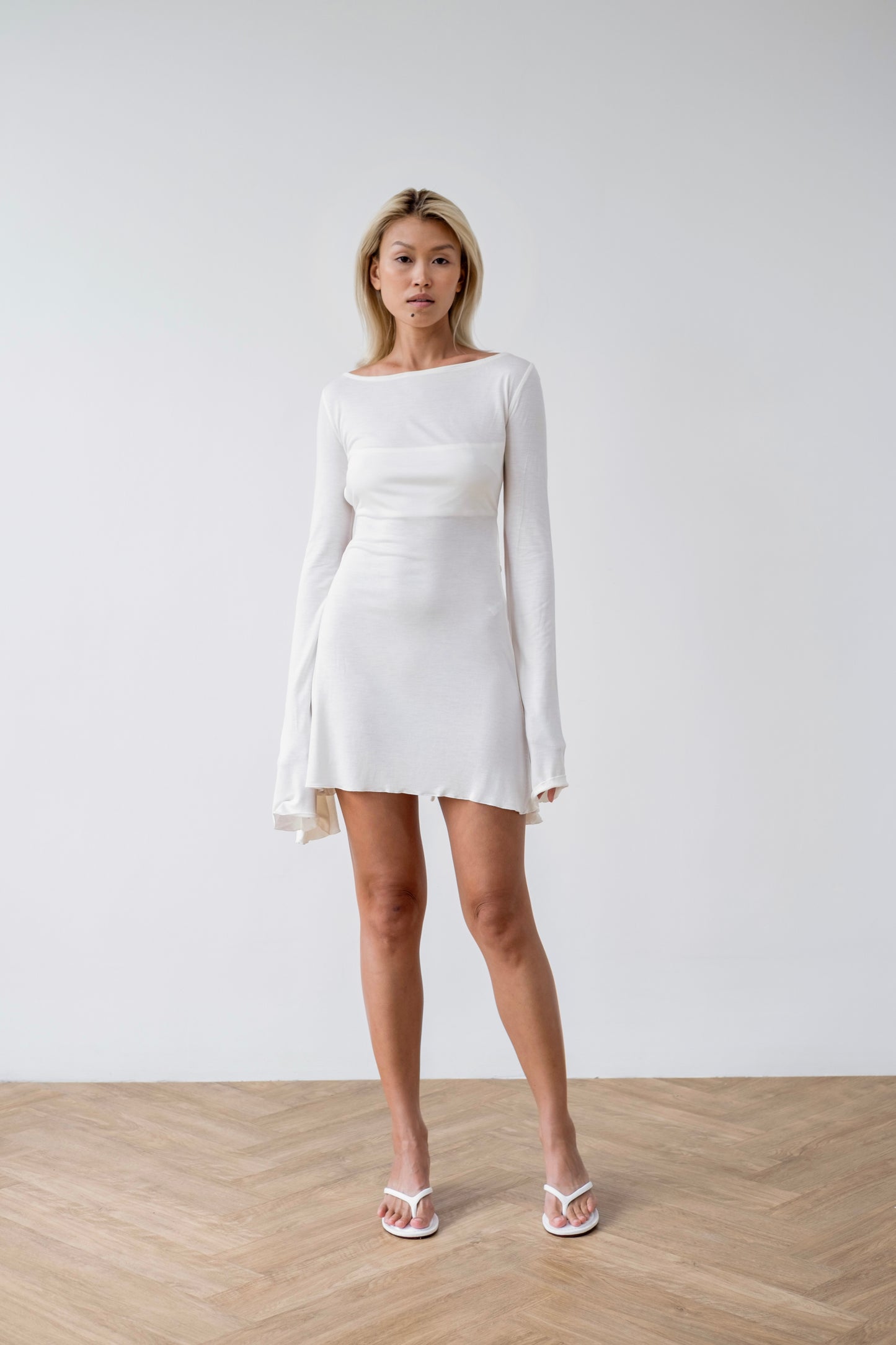 BABE mimi dress in white
