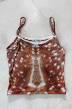 Load image into Gallery viewer, Bambi Print Tank Top & Mini Shorts Set
