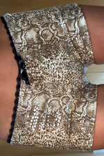 Load image into Gallery viewer, Snake Print Mini Shorts
