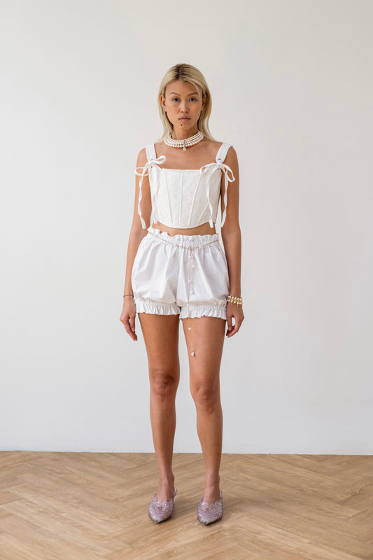 White Lace Corset