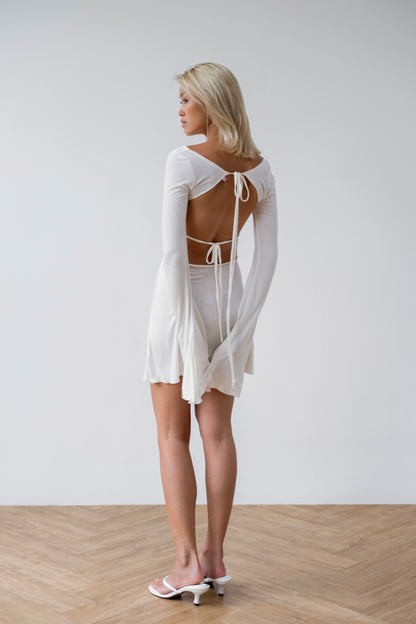 BABE mimi dress in white
