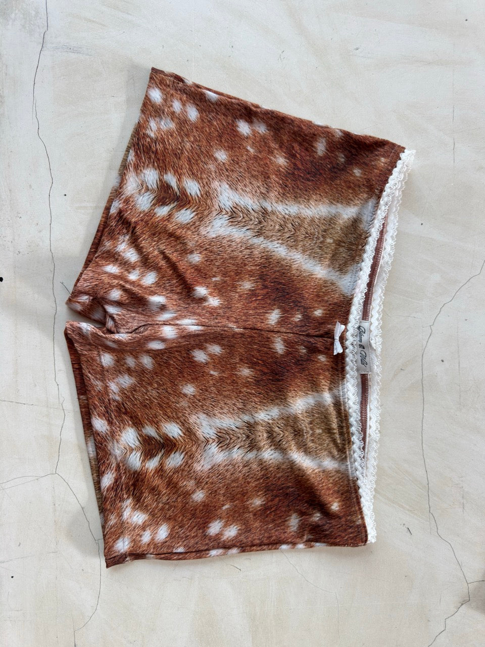 Bambi Print Tank Top & Mini Shorts Set