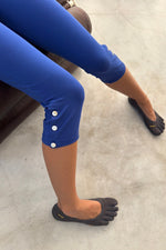 Load image into Gallery viewer, Button Capri Pants  Double Waist Fit

